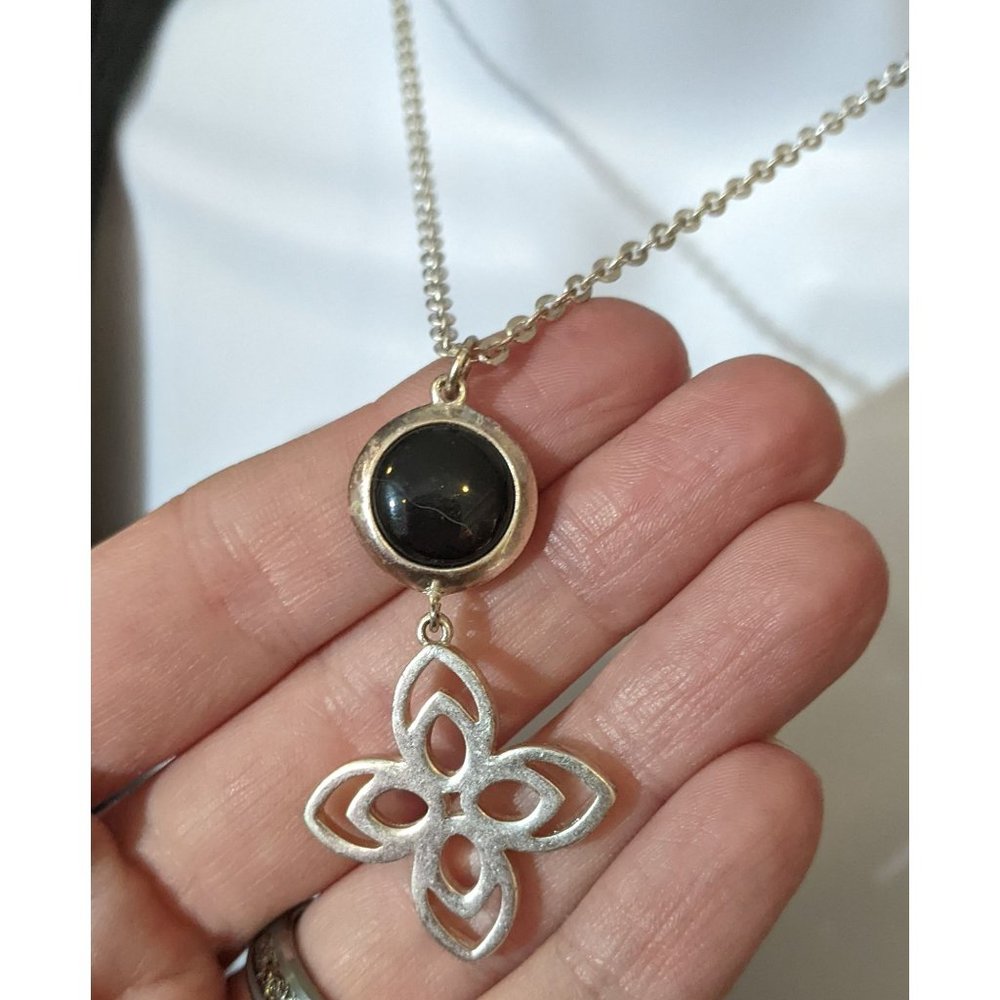 Vintage Baskin Brothers Flower Necklace